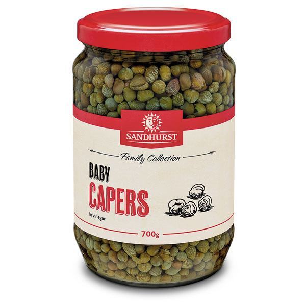 SANDHURST Baby Capers 700GM