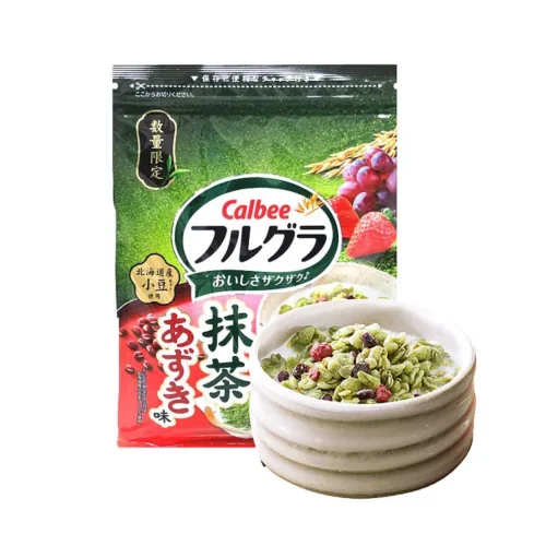 CALBEE Granola Matcha Azuke 600gm