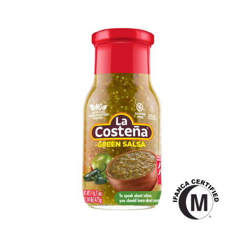 La Costena Green Mexican Salsa in Glass Jar 475GM