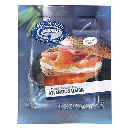 TRUE NORTH Cold Smoked Atlantic Salmon Sliced 113gm