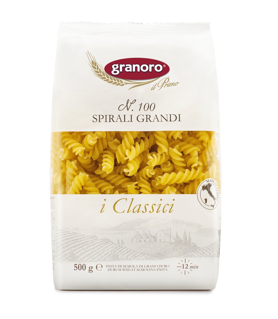 Granoro Fusili Spirali Grandi Pasta N100 500GM