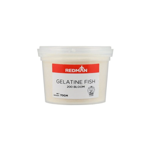 REDMAN Gelatine Fish Powder 200 Bloom 70gm