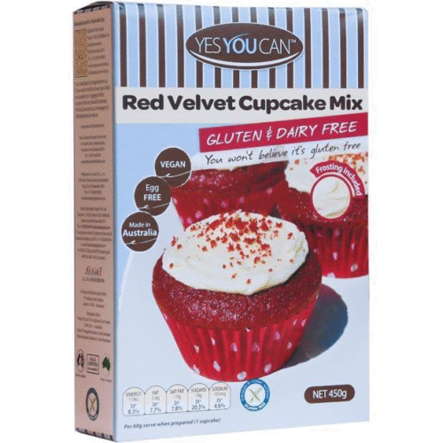 YES YOU CAN Gluten Free Red Velvet Cupcake Mix 450g