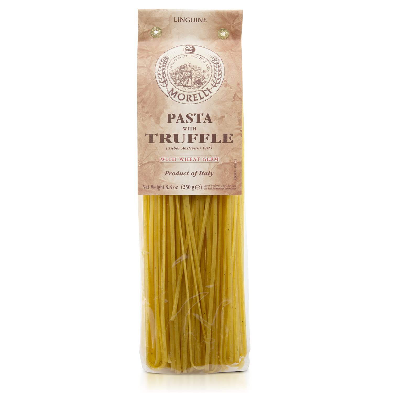 MORELLI Linguine Pasta With Truffle & Wheat Germ 250GM