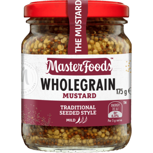 MASTERFOODS Whole Grain Traditional Mustard 175gm