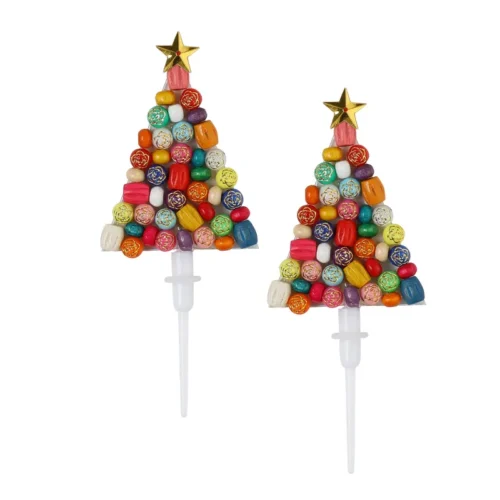 REDMAN Decor On Pick X'mas Tree 10.7X4.3CM 10s