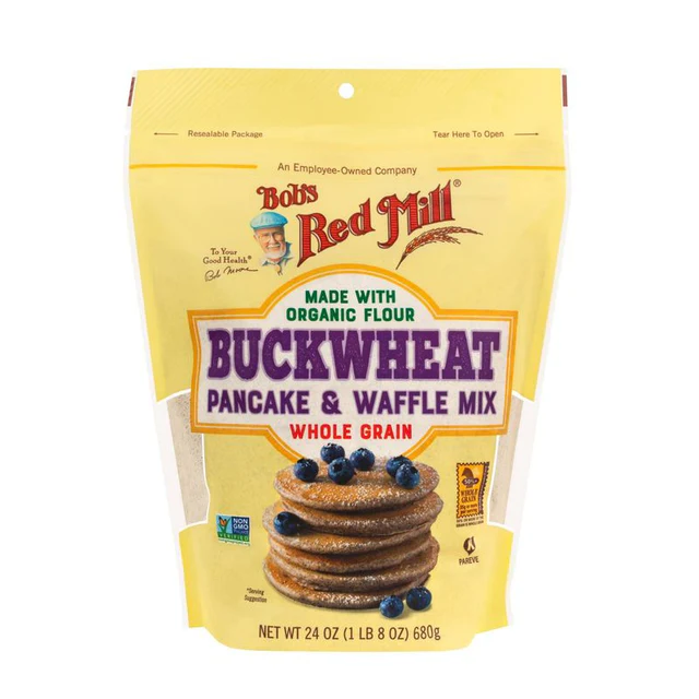 Bob's Red Mill Organic Whole Grain Buckwheat Pancake & Waffle Mix 680GM