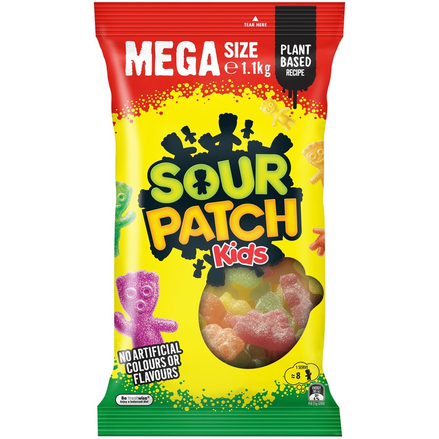 SOUR PATCH Kids Mega Size 1.1kg