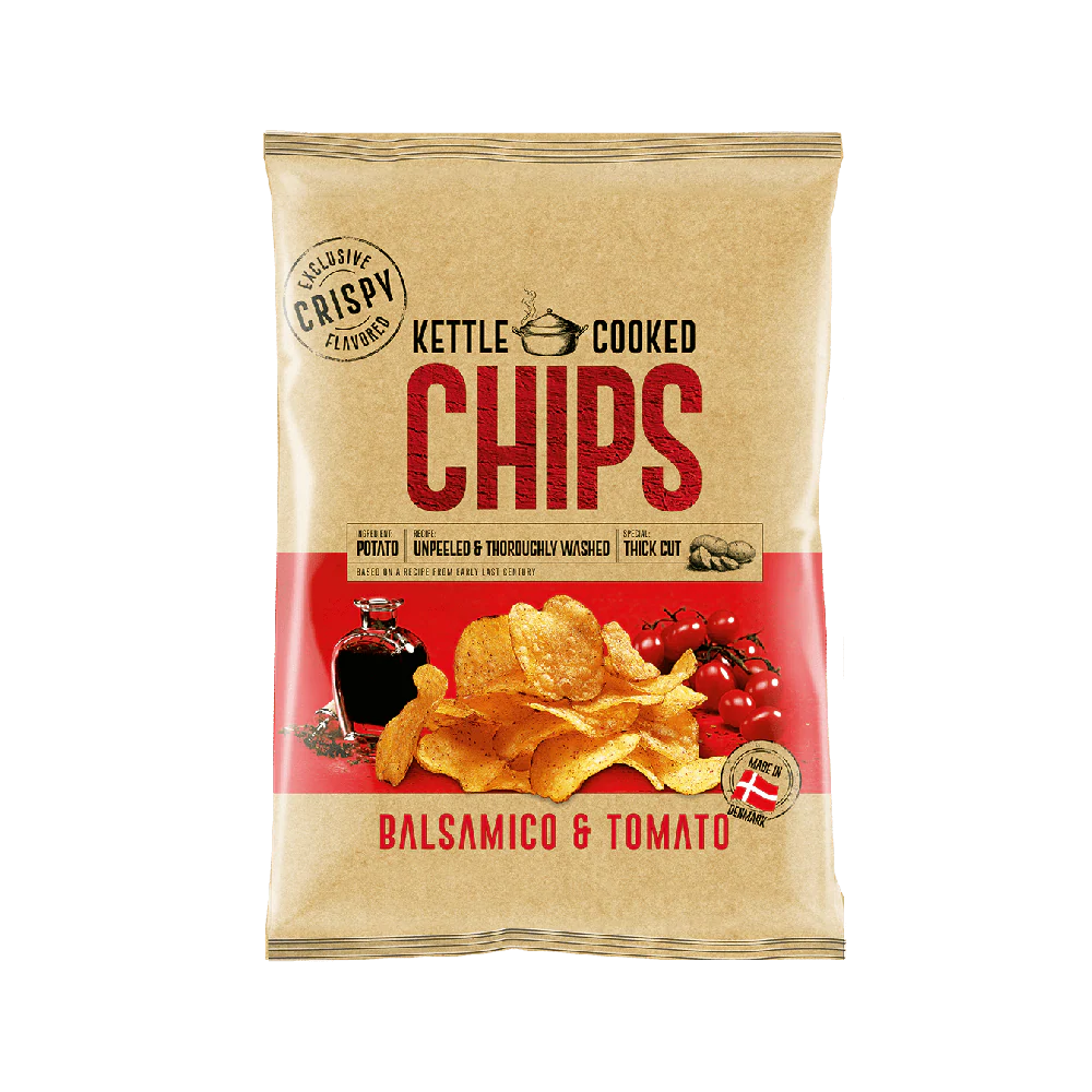 KETTLE Cooked Balsamic & Tomato Chips 150GM