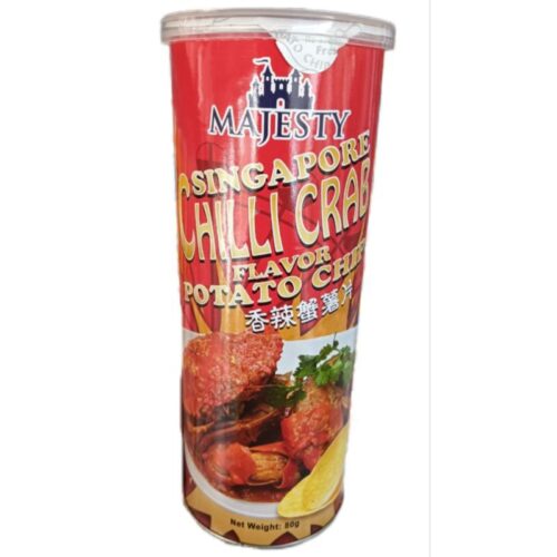 MAJESTY Singapore Chilli Crab Potato Chips 80GM