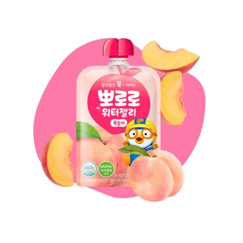 PALDO Pororo Peach Water Jelly 120ML