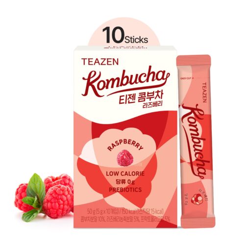 TEAZEN Kombucha Raspberry 10S 50GM