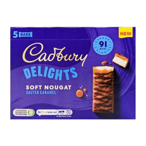 CADBURY Delight Soft Nougat Salted Caramel 5s 110GM