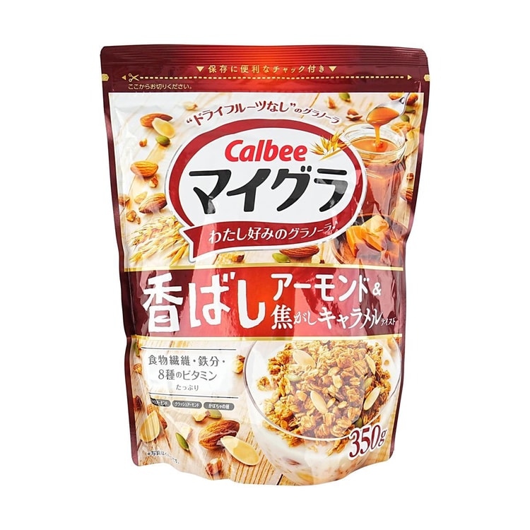 CALBEE Granola Mygra Roasted Almond & Caramel 350GM