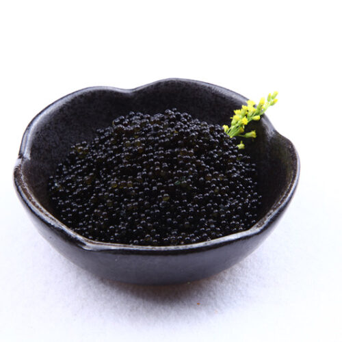 Tobiko Black (Seasoned Flying Fish Roe Black) 500GM