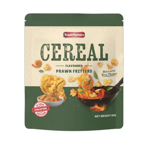 TROPIC FARMERS Cereal Prawn Flavoured Fritters 80GM