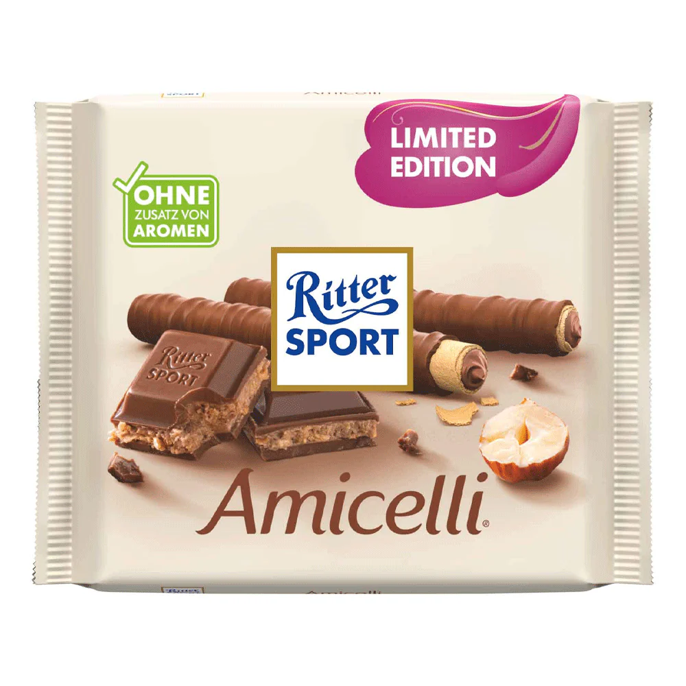 RITTER SPORT Amicelli Chocolate 100GM