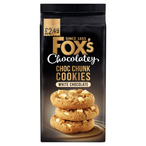 FOX'S Chocolatey White Chocolate Cookies 180GM