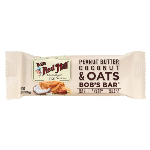 BOB'S RED MILL Gluten Free Peanut Butter Coconut & Oats Bar 50GM