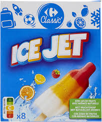 CARREFOUR Ice Jet Lemon Orange Raspberry 8S 600GM
