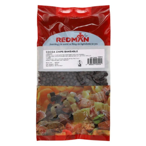 REDMAN Cocoa Chips Bakeable 250GM