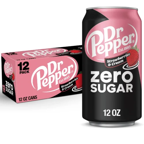 DR.PEPPER Strawberries & Cream Zero Sugar 350ML