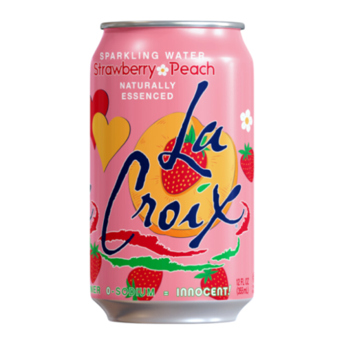 LA CROIX Sparkling Stawberry Peach 355ML