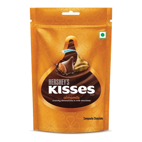 HERSHEY'S Kisses Almond Pouch 100.8GM