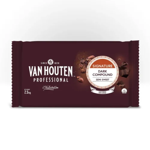 VAN HOUTEN Semi Sweet Dark Chocolate Compound 2.5KG