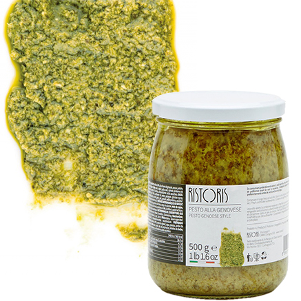RISTORIS Pesto Genovese Style In Glass Jar 500GM